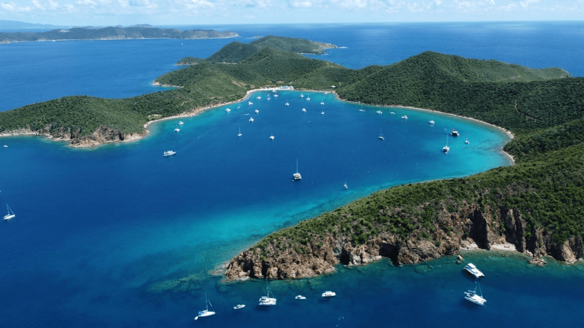 Bright Anchorage on Norman Island